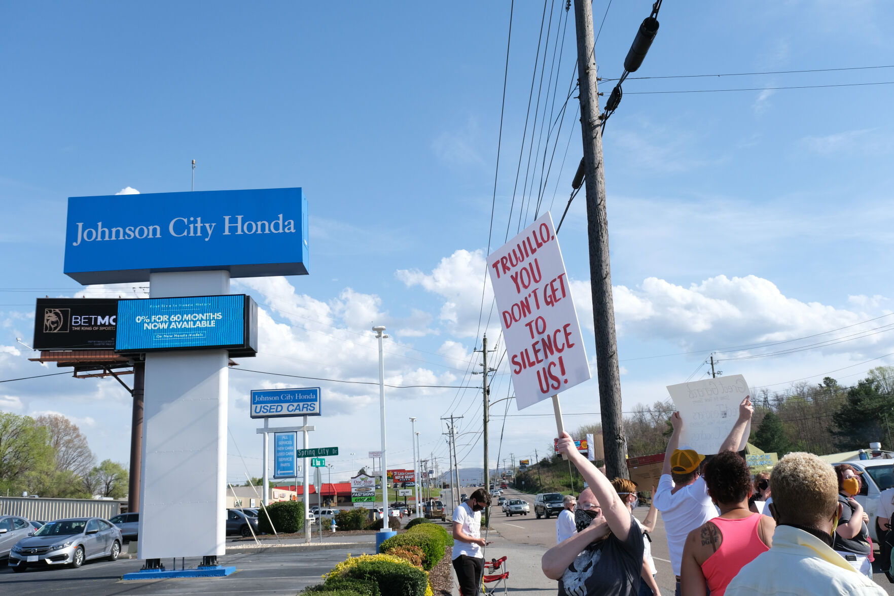 Johnson City Honda Protest